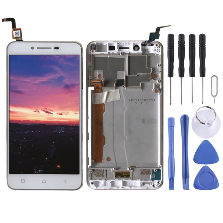 LCD Screen and Digitizer Full Assembly with Frame for Lenovo Vibe K5 A6020A40, For Lenovo Vibe K5