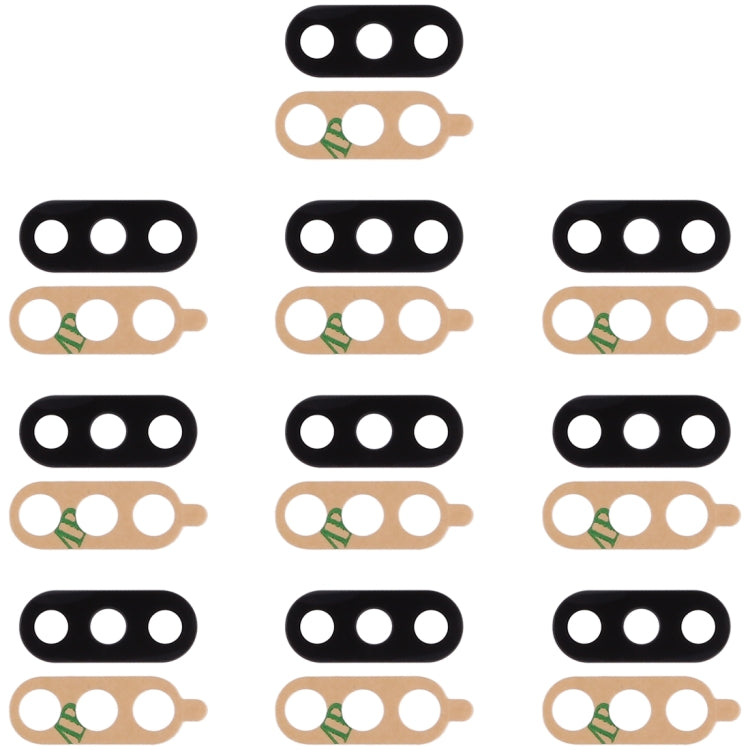 Lot de 10 lentilles et adhésifs pour appareil photo arrière Xiaomi Mi 8