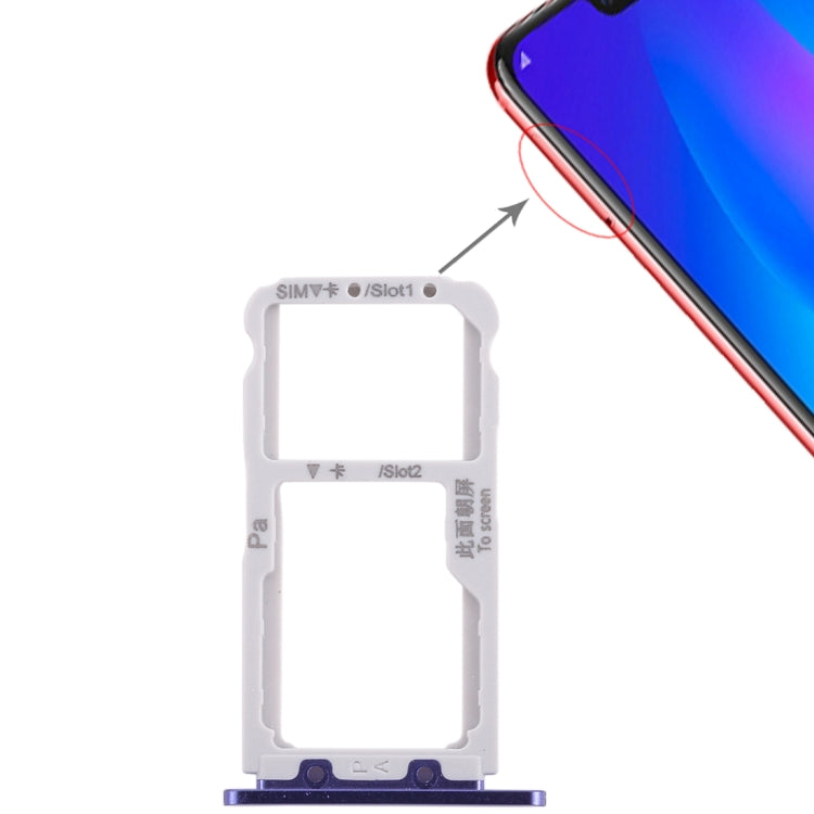 SIM Card Tray for Huawei Nova 3, For Huawei Nova 3
