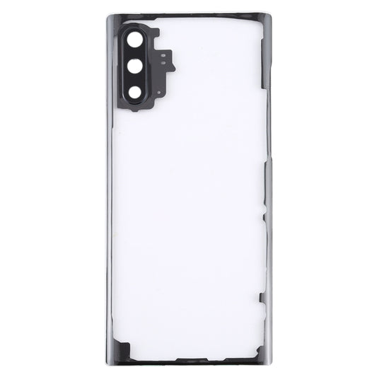 For Samsung Galaxy Note 10 N970 N9700 Transparent Battery Back Cover with Camera Lens Cover , For Galaxy Note 10