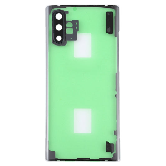 For Samsung Galaxy Note 10+ N975 N9750 Transparent Battery Back Cover with Camera Lens Cover , For Galaxy Note 10+