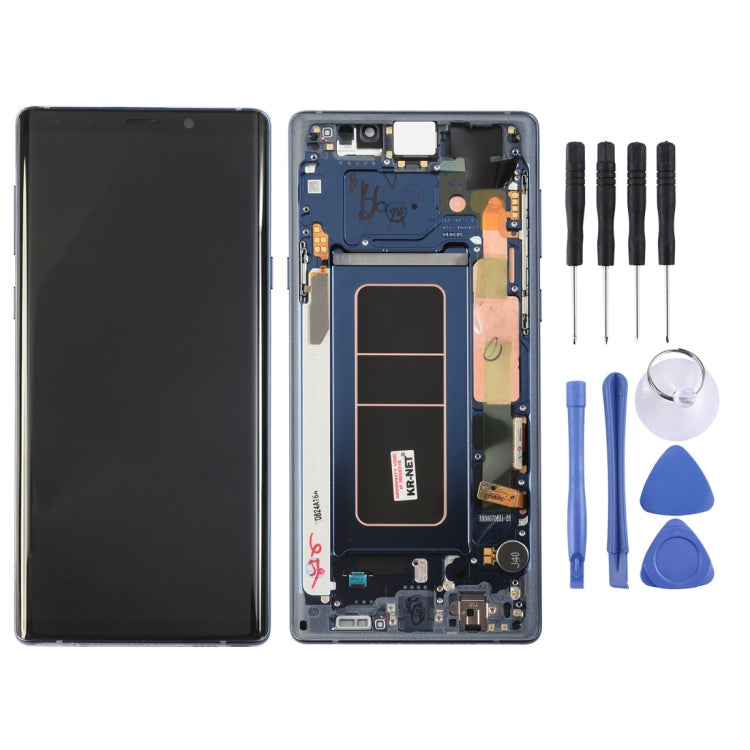 Écran LCD et numériseur complet avec châssis pour Galaxy Note 9 / N960A / N960F / N960V / N960T / N960U, pour Samsung Galaxy Note 9 (cadre), pour Galaxy Note 9 (cadre), pour Samsung Galaxy Note 9