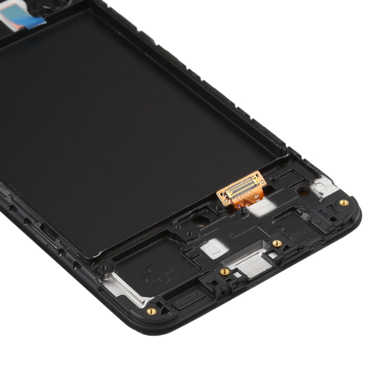 Original Super AMOLED LCD Screen for Galaxy A50 Digitizer Full Assembly with Frame