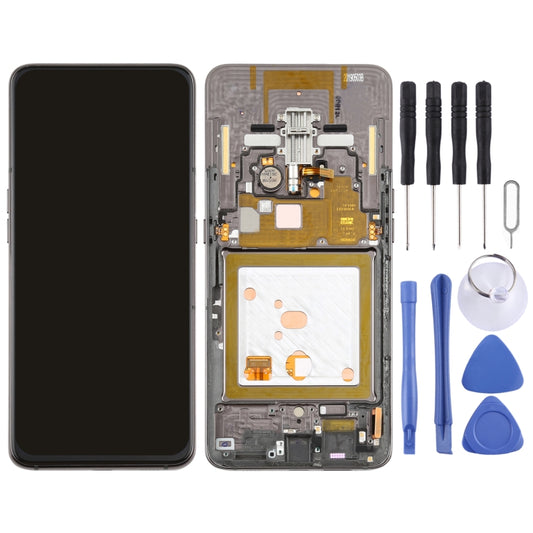 Écran LCD et numériseur d'origine Super AMOLED avec châssis pour Galaxy A80, pour Samsung Galaxy A80 (Super AMOLED)