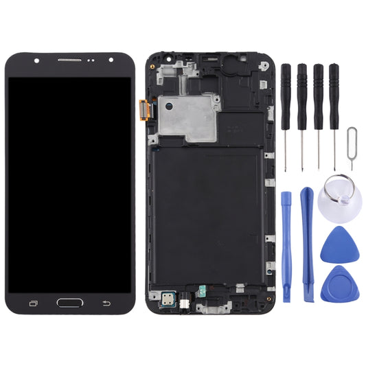 Écran LCD TFT et numériseur complet avec cadre pour Galaxy J7 (2015) / J700F, pour Galaxy J7 (2015) (matériau TFT), pour Galaxy J7 (2015) avec cadre, TFT