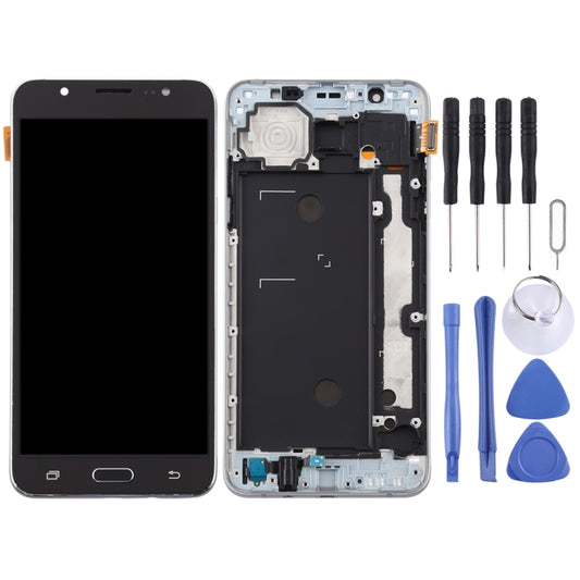 Écran LCD TFT et numériseur complet avec cadre pour Galaxy J7 (2016) / J710F, pour Galaxy J7 (2016) (matériau TFT), pour Galaxy J7 (2016) avec cadre, TFT