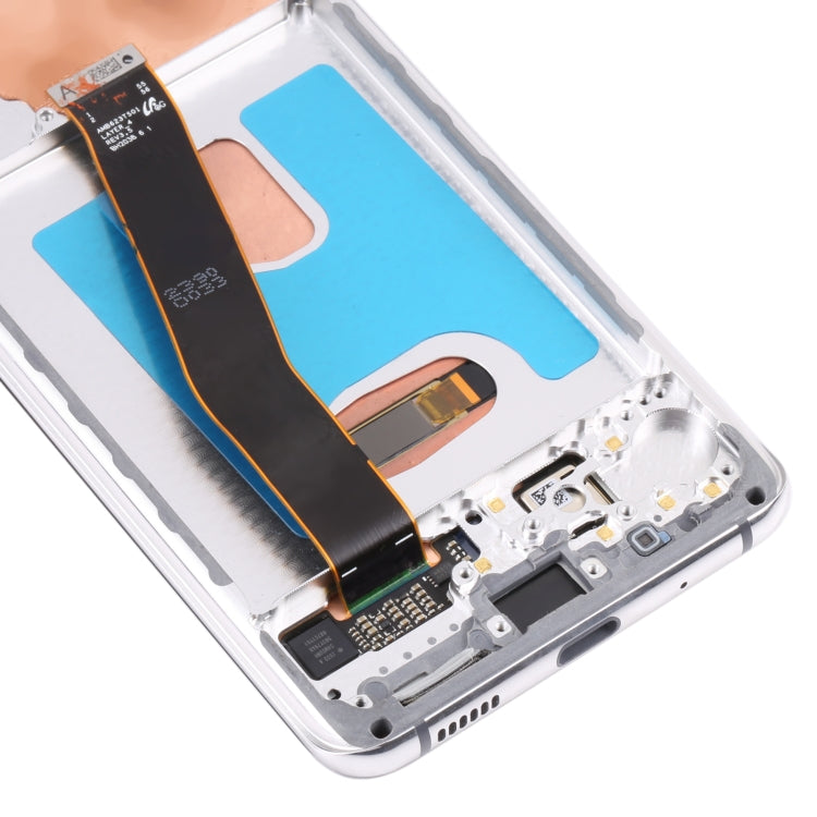Original Dynamic AMOLED Material LCD Screen and Digitizer Full Assembly with Frame for Samsung Galaxy S20 4G SM-G980