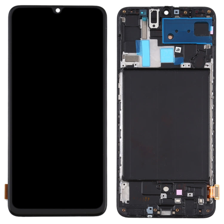 TFT Material LCD Screen and Digitizer Full Assembly With Frame for Samsung Galaxy A70 (Not Supporting Fingerprint Identification), For Samsung Galaxy A70