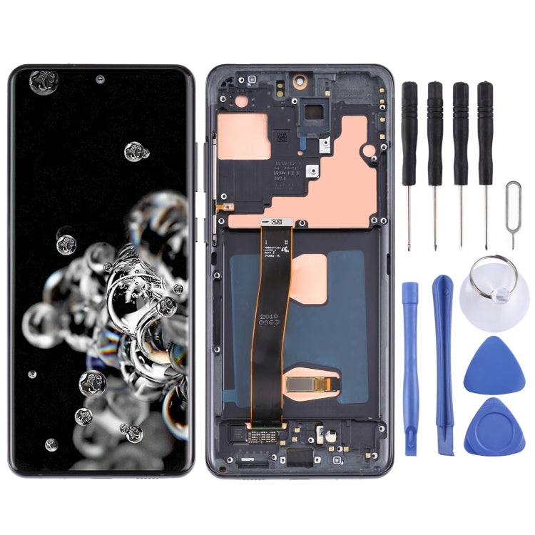 Écran LCD et numériseur complet avec châssis pour Samsung Galaxy S20 Ultra 4G/S20 Ultra 5G (Original)