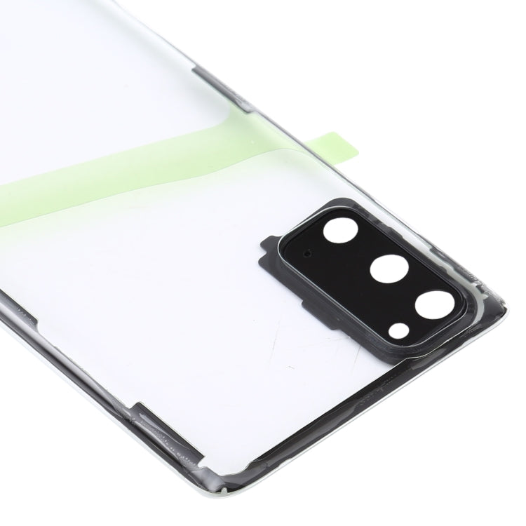 For Samsung Galaxy S20 SM-G980 SM-G980F SM-G980F/DS Glass Transparent Battery Back Cover , For Samsung Galaxy S20