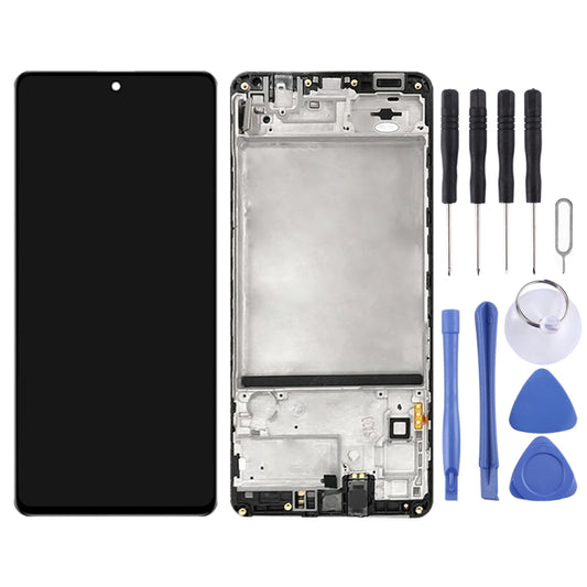 Écran LCD et numériseur complet d'origine avec châssis pour Samsung Galaxy M51 SM-M515 (Original)