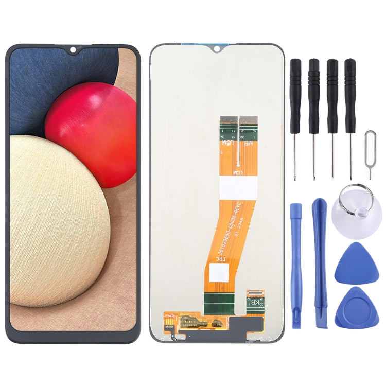 Original LCD Screen and Digitizer Full Assembly for Samsung Galaxy A02s SM-A025F EU Edition, For Samsung Galaxy A02s(EU Edition)
