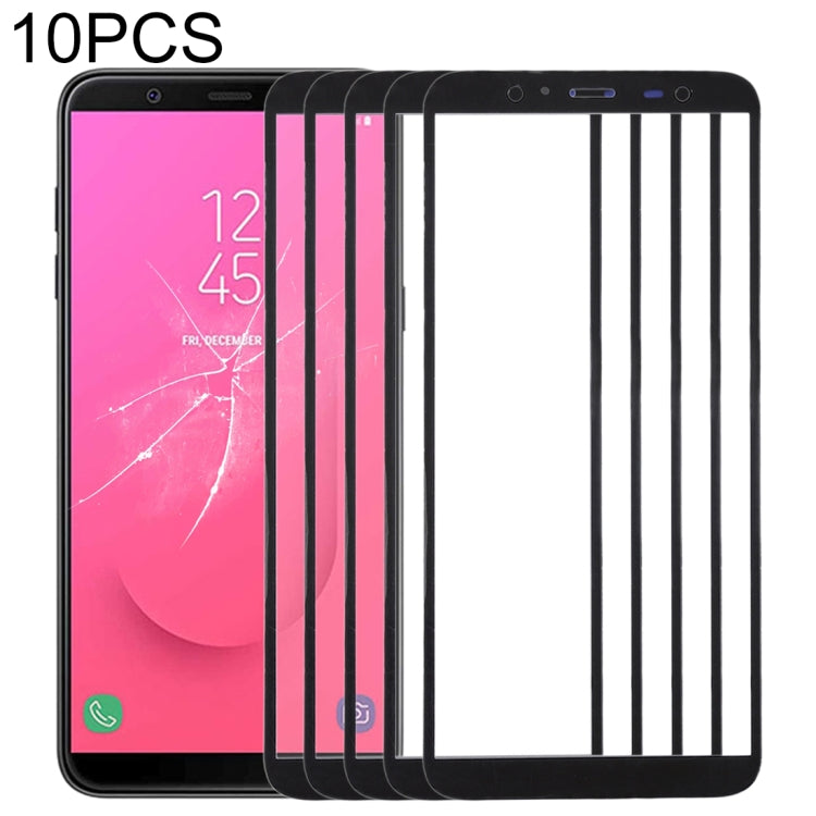 For Samsung Galaxy J8, J810F/DS, J810Y/DS, J810G/DS 10pcs Front Screen Outer Glass Lens , For Samsung Galaxy J8