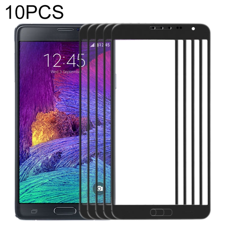 For Samsung Galaxy Note 4 / N910 10pcs Front Screen Outer Glass Lens , For Samsung Galaxy Note 4