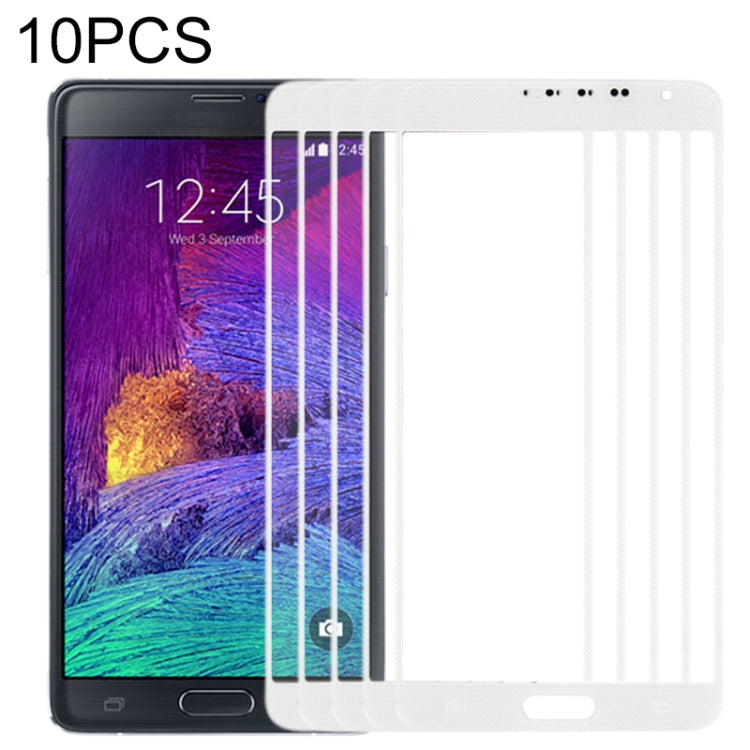 For Samsung Galaxy Note 4 / N910 10pcs Front Screen Outer Glass Lens , For Samsung Galaxy Note 4