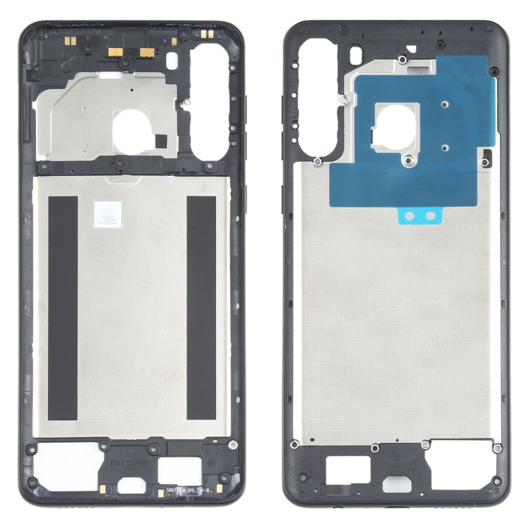 For Samsung Galaxy A21 SM-A215 Middle Frame Bezel Plate , For Samsung Galaxy A21