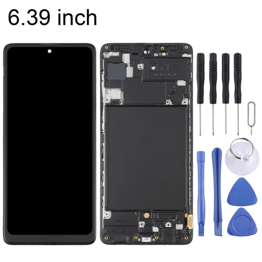 Écran LCD OLED et numériseur complet avec châssis pour Samsung Galaxy A71 SM-A715 (6,39 pouces), pour Samsung Galaxy A71 6,39 pouces (OLED)