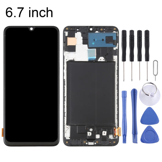 Écran LCD OLED et numériseur complet avec châssis pour Samsung Galaxy A70 SM-A705 (6,7 pouces), pour Samsung Galaxy A70 6,7 pouces (OLED)
