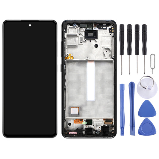 Écran LCD et numériseur d'origine avec châssis pour Samsung Galaxy A52 SM-A526 (version 5G)
