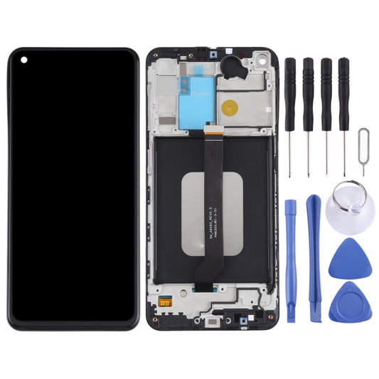 Écran LCD et numériseur complet avec châssis pour Samsung Galaxy A60 SM-A606 (Original)