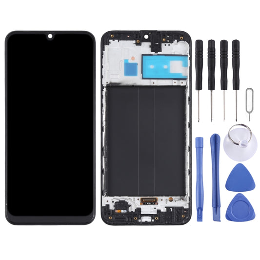 Écran LCD et numériseur complet d'origine avec châssis pour Samsung Galaxy M30 SM-M305 (Original)