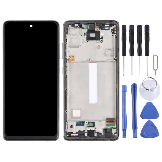 Écran LCD et numériseur complets avec châssis (ne prenant pas en charge l'identification par empreinte digitale) pour Samsung Galaxy A52 5G SM-A526 (Incell)