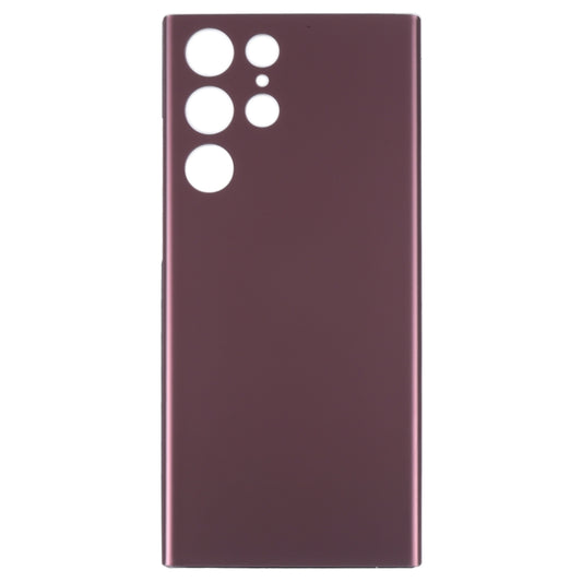 Coque arrière de batterie pour Samsung Galaxy S22 Ultra, pour Samsung Galaxy S22 Ultra, pour Samsung Galaxy S22 Ultra (rouge foncé)