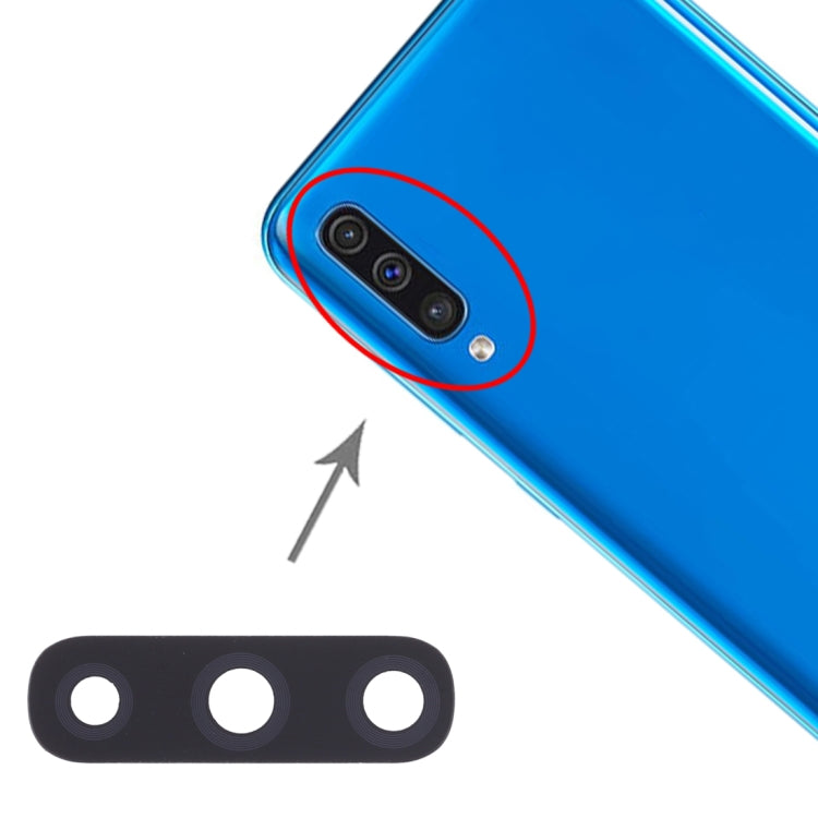 For Galaxy A50 10pcs Back Camera Lens, For Galaxy A50