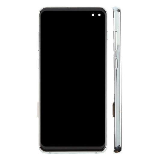 For Samsung Galaxy S10+ SM-G975F 6.38 inch TFT LCD Screen Digitizer Full Assembly with Frame, Not Supporting Fingerprint Identification
