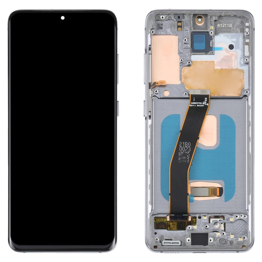 Écran LCD OLED pour Samsung Galaxy S20 SM-G980, numériseur complet avec châssis