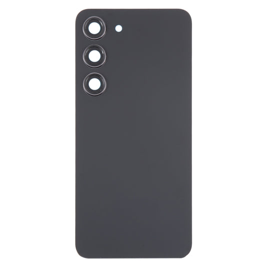Pour Samsung Galaxy S23 SM-S911B Cache arrière en verre OEM avec cadre de lentille d'appareil photo, Pour Samsung Galaxy S23 (avec cache d'appareil photo)