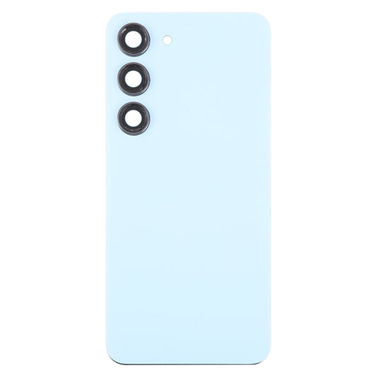 Pour Samsung Galaxy S23 SM-S911B Cache arrière en verre OEM avec cadre de lentille d'appareil photo, Pour Samsung Galaxy S23 (avec cache d'appareil photo)