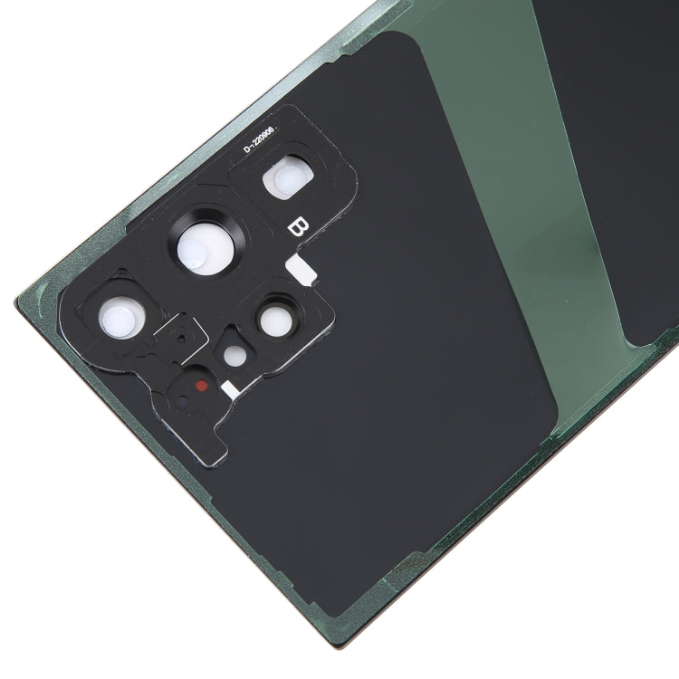 For Samsung Galaxy S23 Ultra SM-S918 Glass Battery Back Cover with Camera Lens Cover