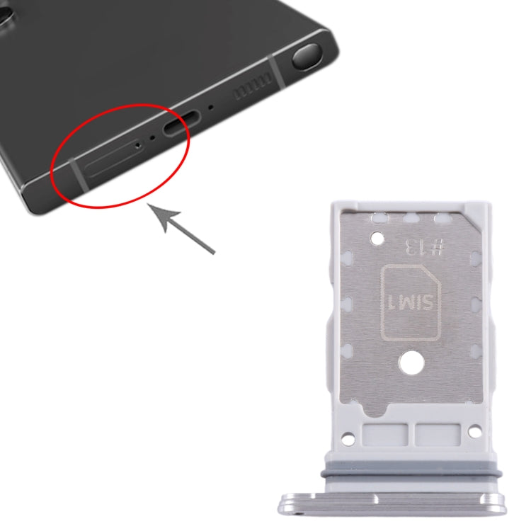For Samsung Galaxy S24 / S24+ 5G SIM + SIM Card Tray