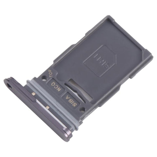 Tiroir de carte SIM d'origine pour Samsung Galaxy S24+ SM-S926B (carte unique)