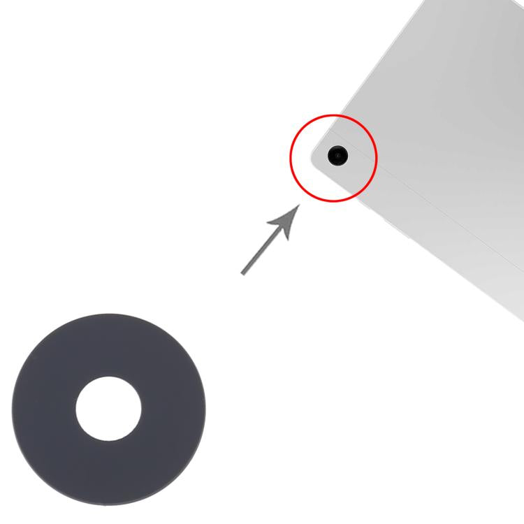 For Samsung Galaxy Tab A9+ SM-X215/X210 10pcs Back Camera Lens, For Samsung Galaxy Tab A9+