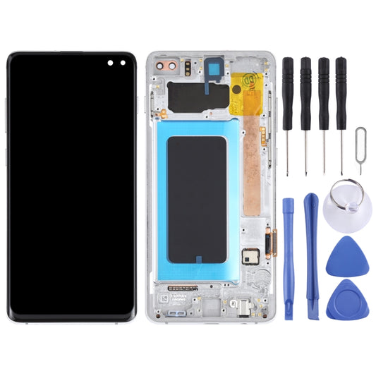 Écran LCD et numériseur complets avec châssis pour Samsung Galaxy S10+