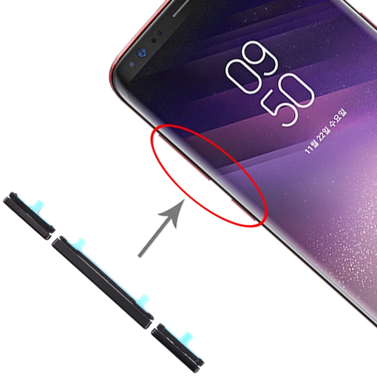For Galaxy S8 / Galaxy S8+ 10 Set Side Keys, For Galaxy S8 / S8+, For Samsung Galaxy S8 / S8+, For Galaxy S8 / S8+ (Pink)