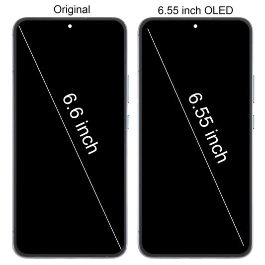 For Samsung Galaxy S22+ 5G SM-S906B OLED LCD Screen Digitizer Full Assembly with Frame