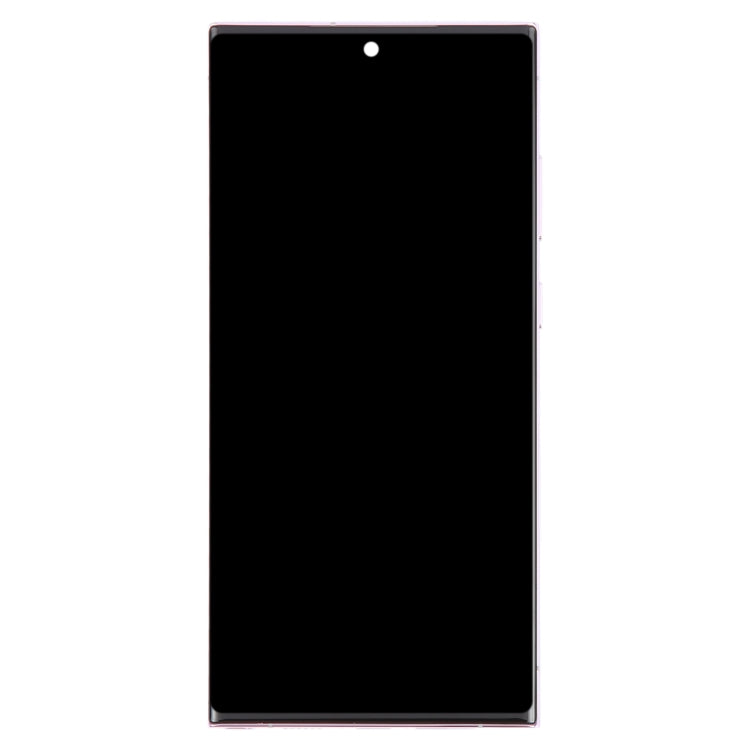 For Samsung Galaxy S23 Ultra 5G SM-S918U US Edition OLED LCD Screen Digitizer Full Assembly with Frame