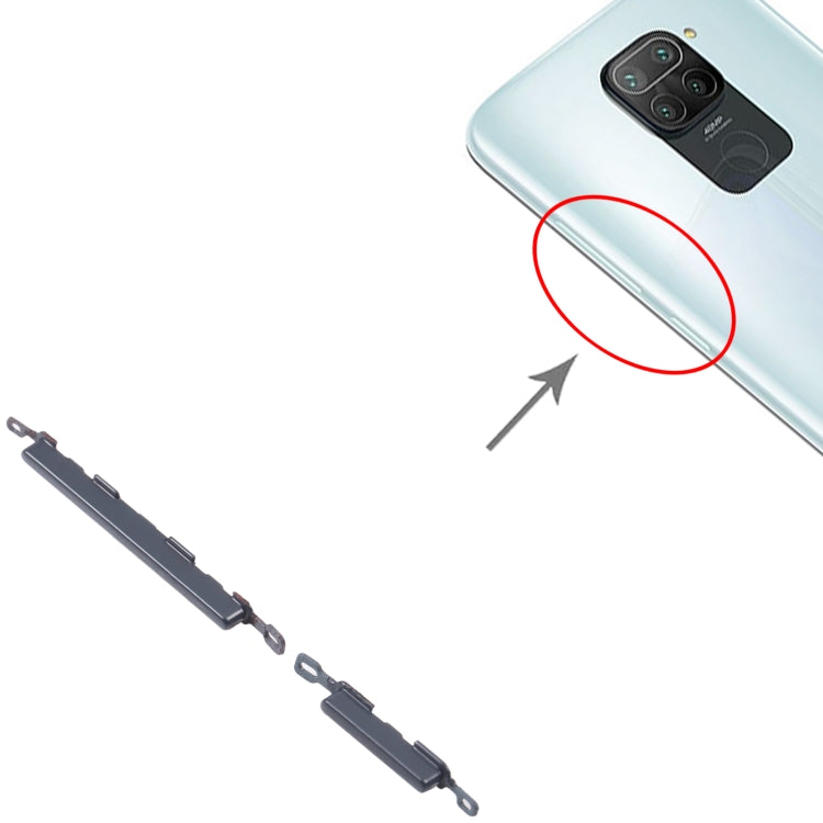 Power Button and Volume Control Button for Xiaomi Redmi Note 9/Redmi 10X 4G, For Xiaomi Redmi Note 9/Redmi 10X 4G
