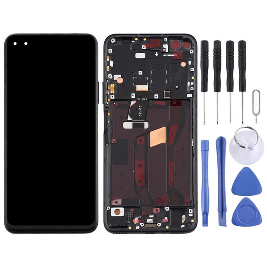 Écran LCD et numériseur complet avec cadre pour Huawei Nova 6 5G, pour Huawei Nova 6 5G, pour Huawei Nova 6 5G (bleu foncé), pour Huawei Nova 6 5G (violet)