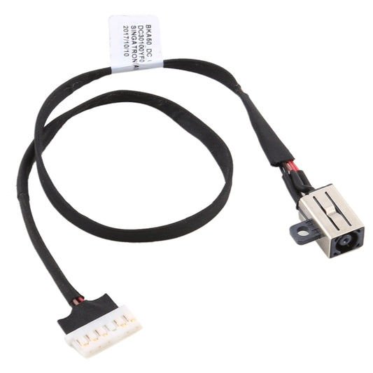 Power Jack Connector With Flex Cable for Dell Inspiron 15 7560 7572 02XJ83, For Dell Inspiron 15 7560