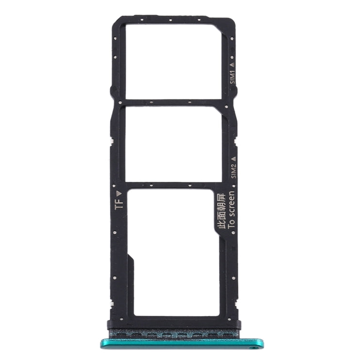 SIM Card Tray + SIM Card Tray + Micro SD Card Tray for Huawei Y7p, For Huawei Y7p