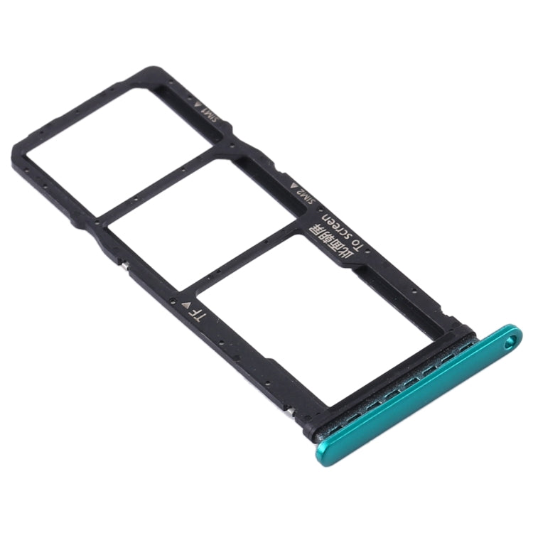 SIM Card Tray + SIM Card Tray + Micro SD Card Tray for Huawei Y7p, For Huawei Y7p