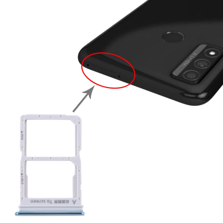 SIM-Kartenfach + NM-Kartenfach für Huawei P Smart 2020, Für Huawei P Smart 2020