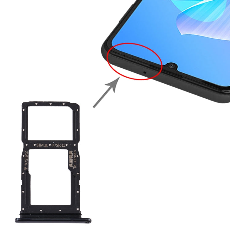 SIM Card Tray + SIM Card Tray / Micro SD Card Tray for Huawei Enjoy Z 5G, For Huawei Enjoy Z 5G