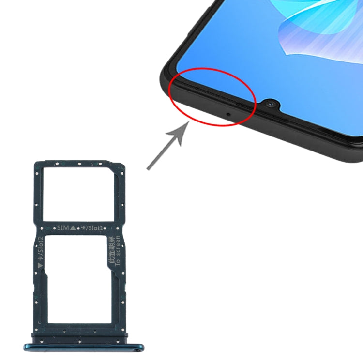 SIM Card Tray + SIM Card Tray / Micro SD Card Tray for Huawei Enjoy Z 5G, For Huawei Enjoy Z 5G