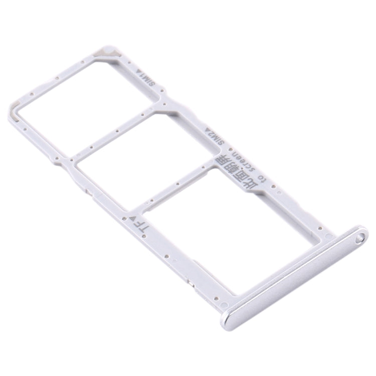 SIM Card Tray + SIM Card Tray + Micro SD Card Tray for Huawei Y6p, For Huawei Y6p