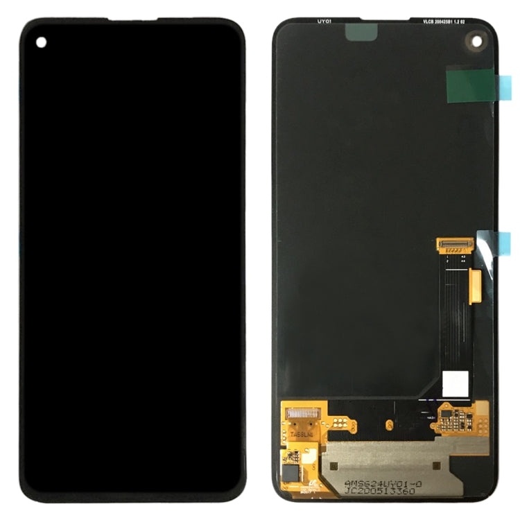 Original OLED Material LCD Screen and Digitizer Full Assembly for Google Pixel 4a 5G GD1YQ G025I, For Google Pixel 4a 5G(Original)